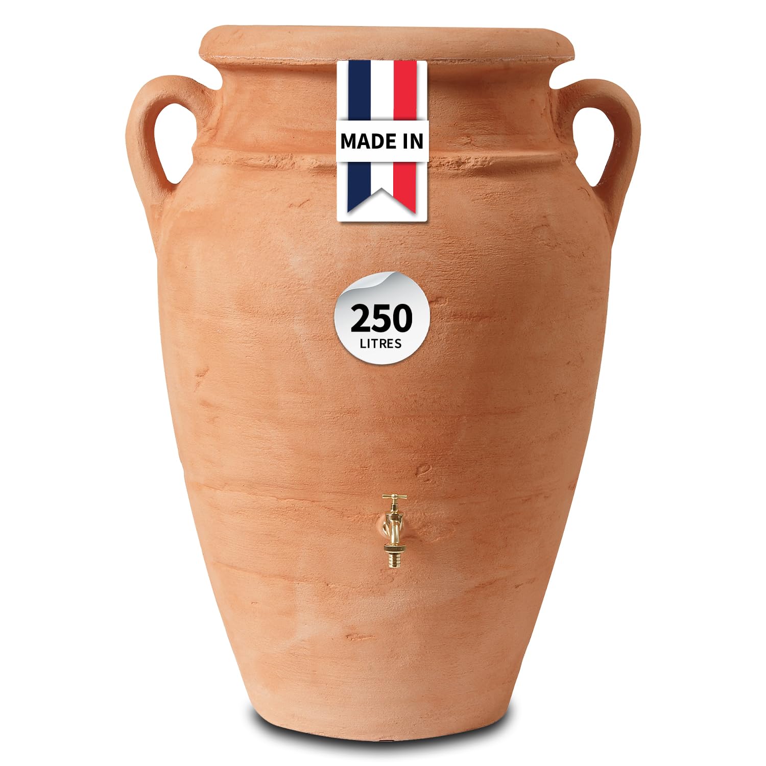 Récupérateur d'eau de pluie 250L réservoir décoratif jardin et terrasse