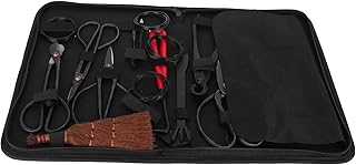 01 Cortador de galhos, cortador de folhas, tesouras de poda, kit de ferramentas de bonsai, ferramentas de jardinagem, conjunto de ferramentas de bonsai para podar folhas para raízes