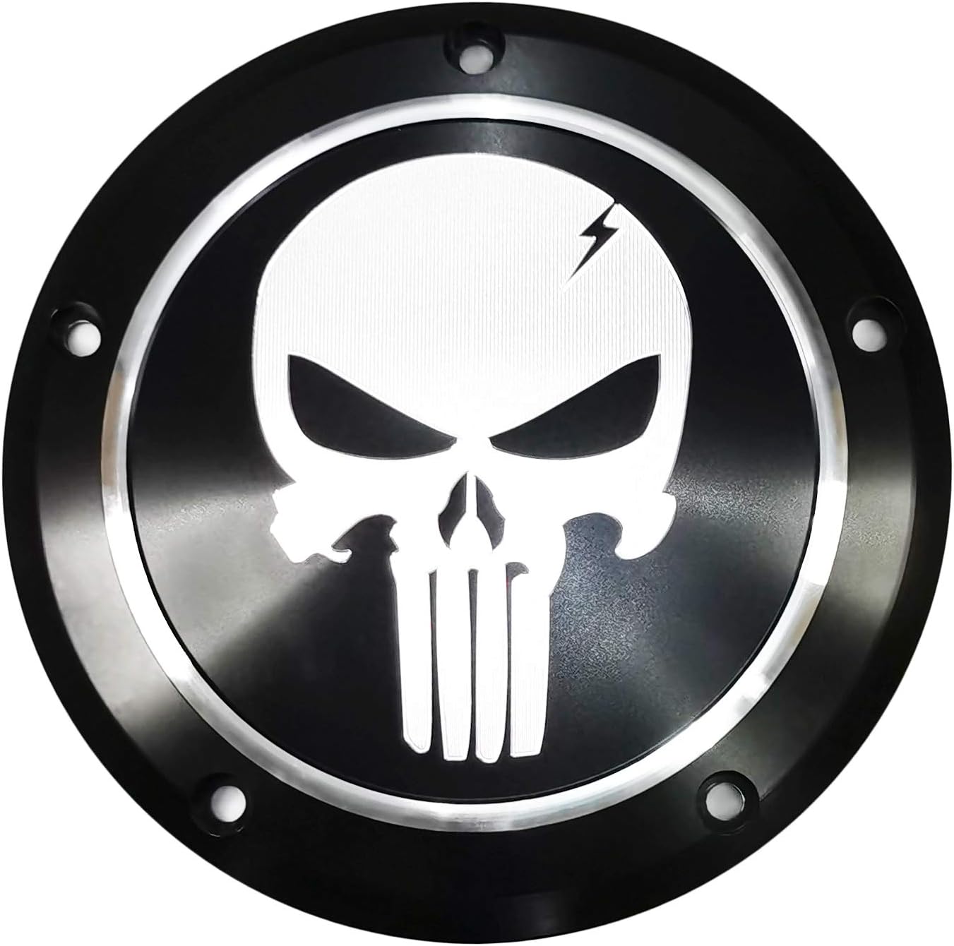 Motorcycle Derby Cover Aluminum Derby Cover Engine Timing Timer Cover Compatible With Dyna Touring Models Road King Electra Glide Street Bob Low Rider Softail 1999-2019