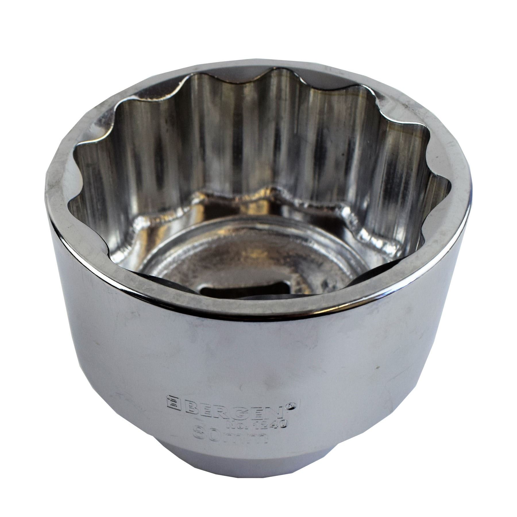 Scania Front Hub Wheel Axle Nut Socket 80mm 1" Drive 12 Point by Bergen