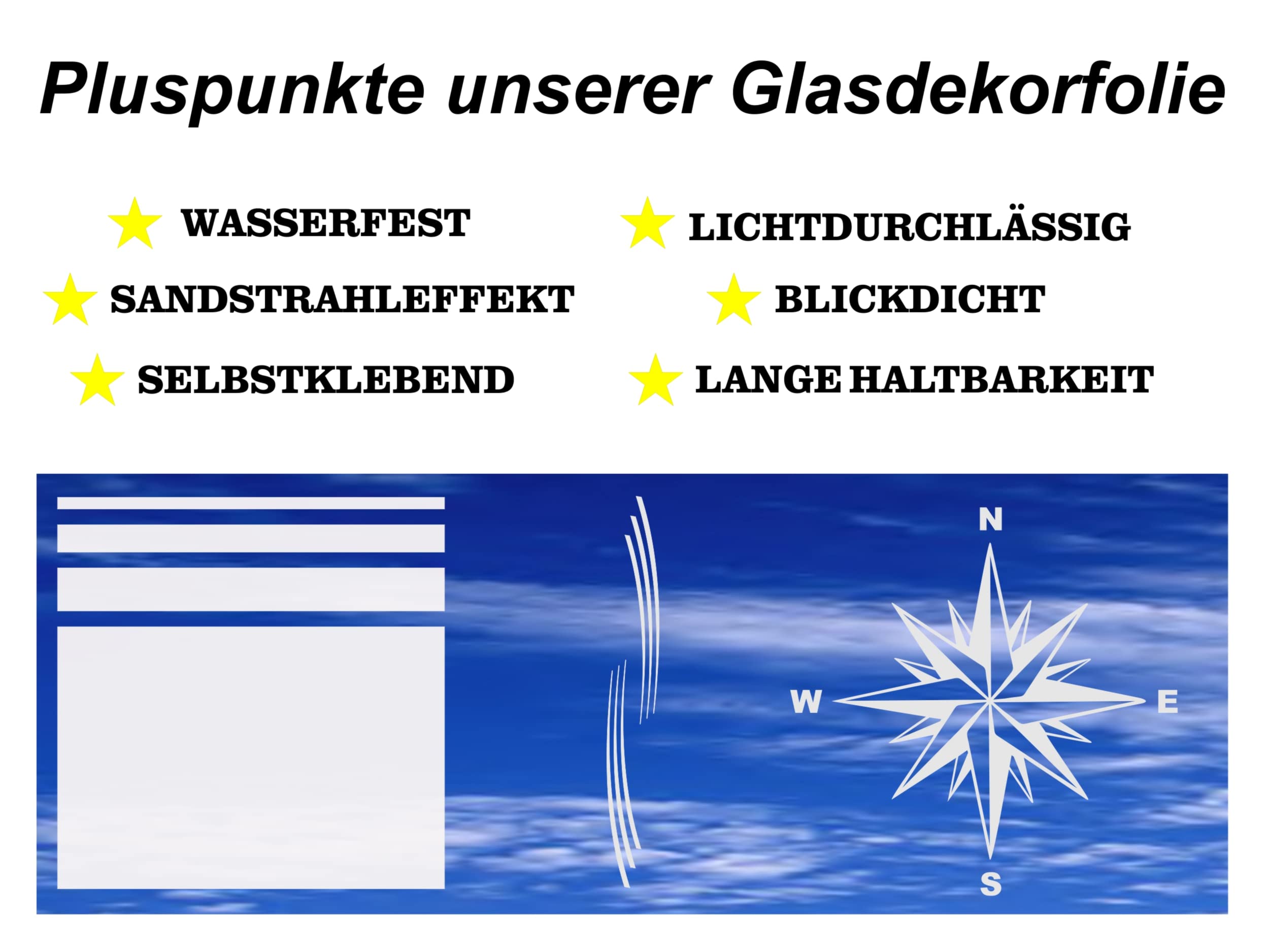 Glastür Aufkleber Blume Glastürfolie Glasdekor Dekorfolie Folie Glastür Tür 2er Set Pusteblume PB120-160