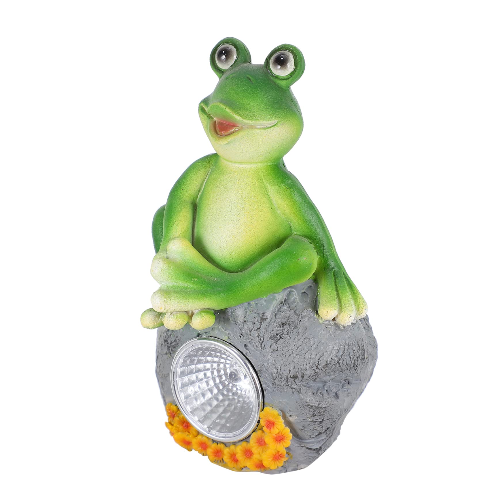 POPETPOP 1Pc Frogs Shape Solar Lamp for Garden Decor Charming Outdoor Courtyard Lighting Adorable Night Light for Home Decoration and Relaxation