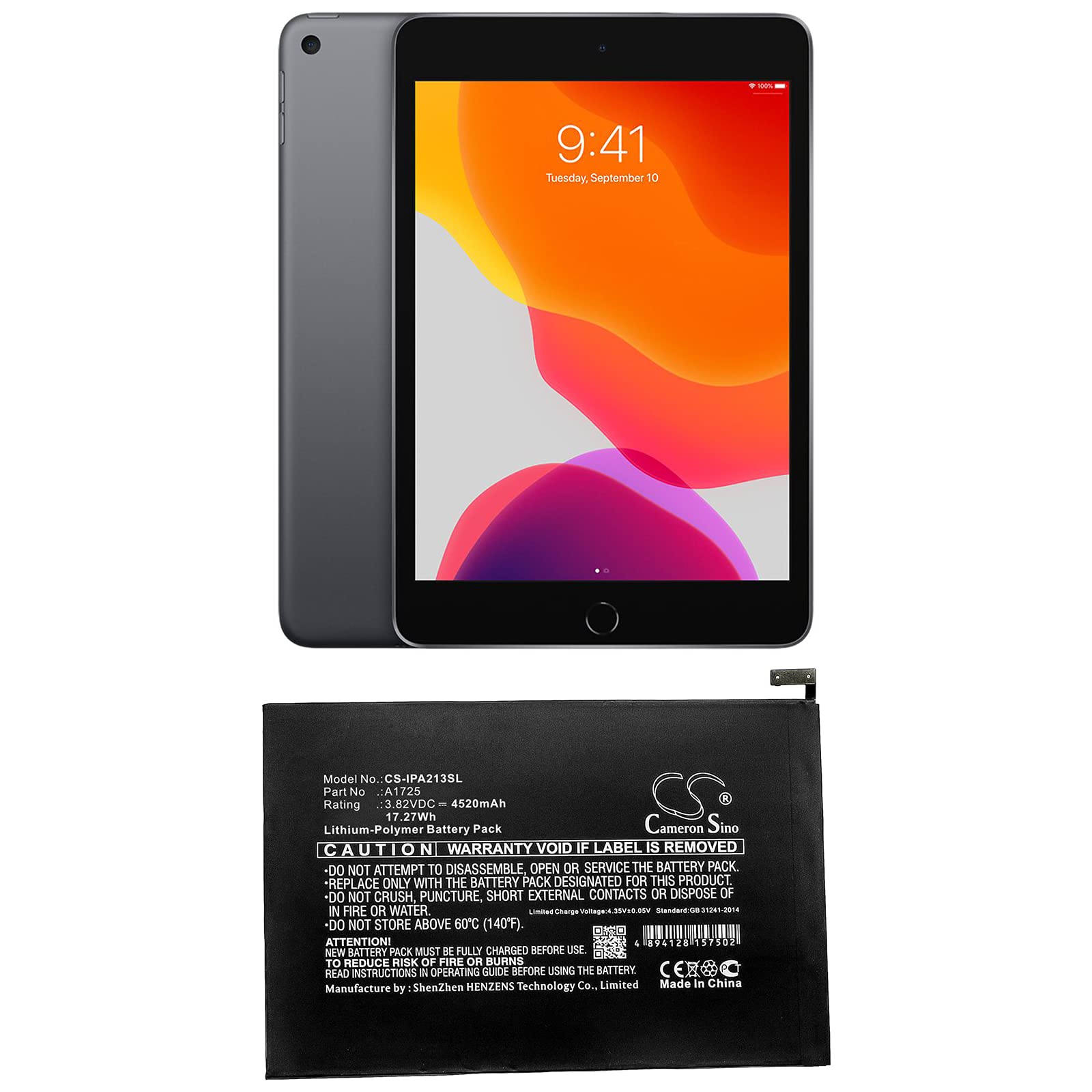 Amazon.com: FYIOGXG 4520mAh / 17.27Wh Replacement Battery for