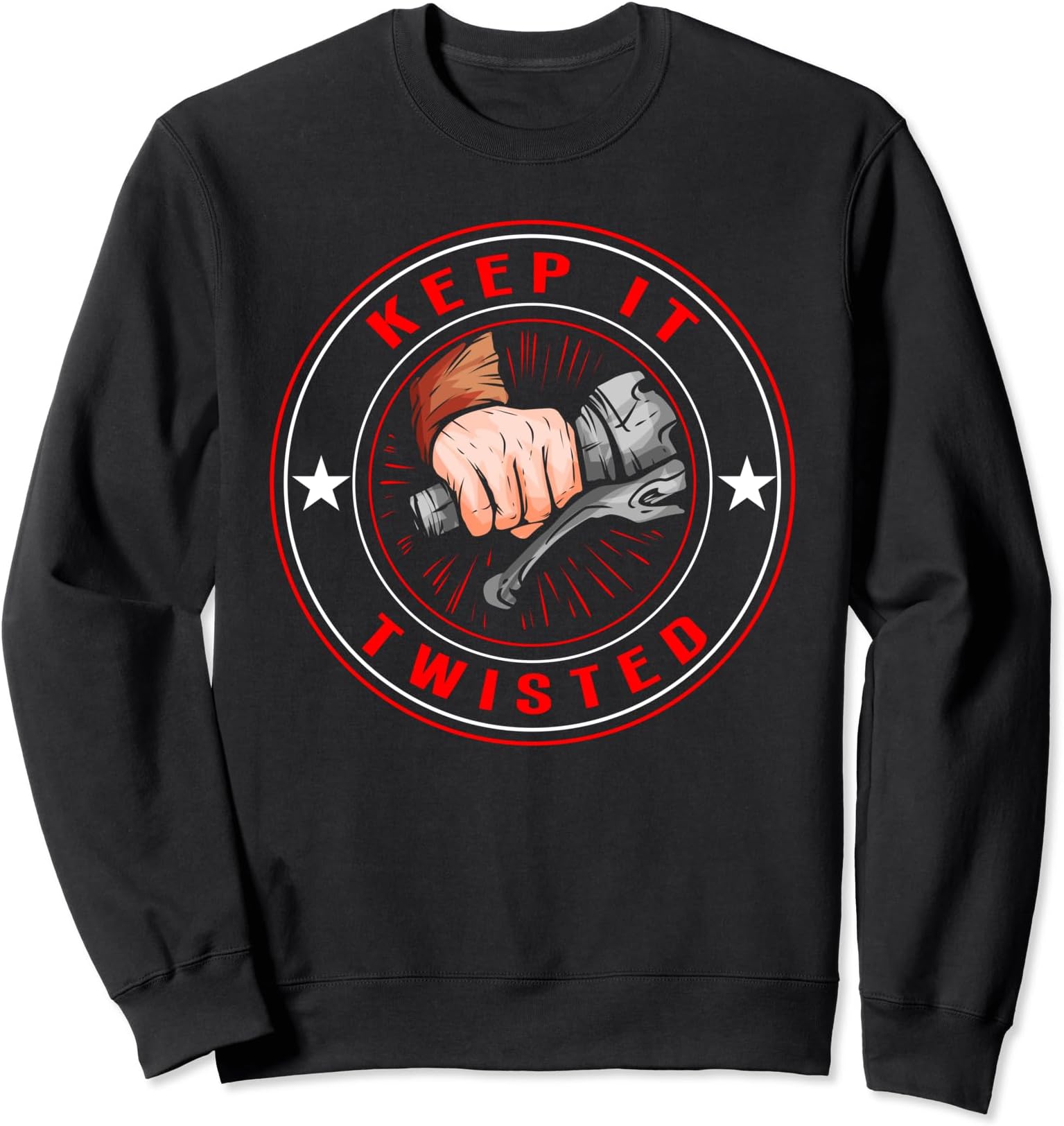 Keep It Twisted - Vintage Motorcycle Sweatshirt