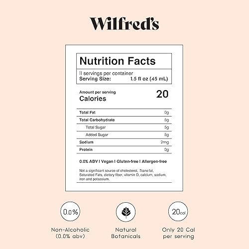 Miniatura 2 de Wilfred's Aperitivo agridulce sin alcohol  Botánico natural con naranja amarga, romero y ruibarbo  Spritz sin alcohol  Apto para veganos  Sin