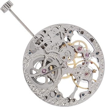 No.6498 Hollow Movement Mechanical Watch Replacement Parts Alloy Design for Precise Repair and Maintenance