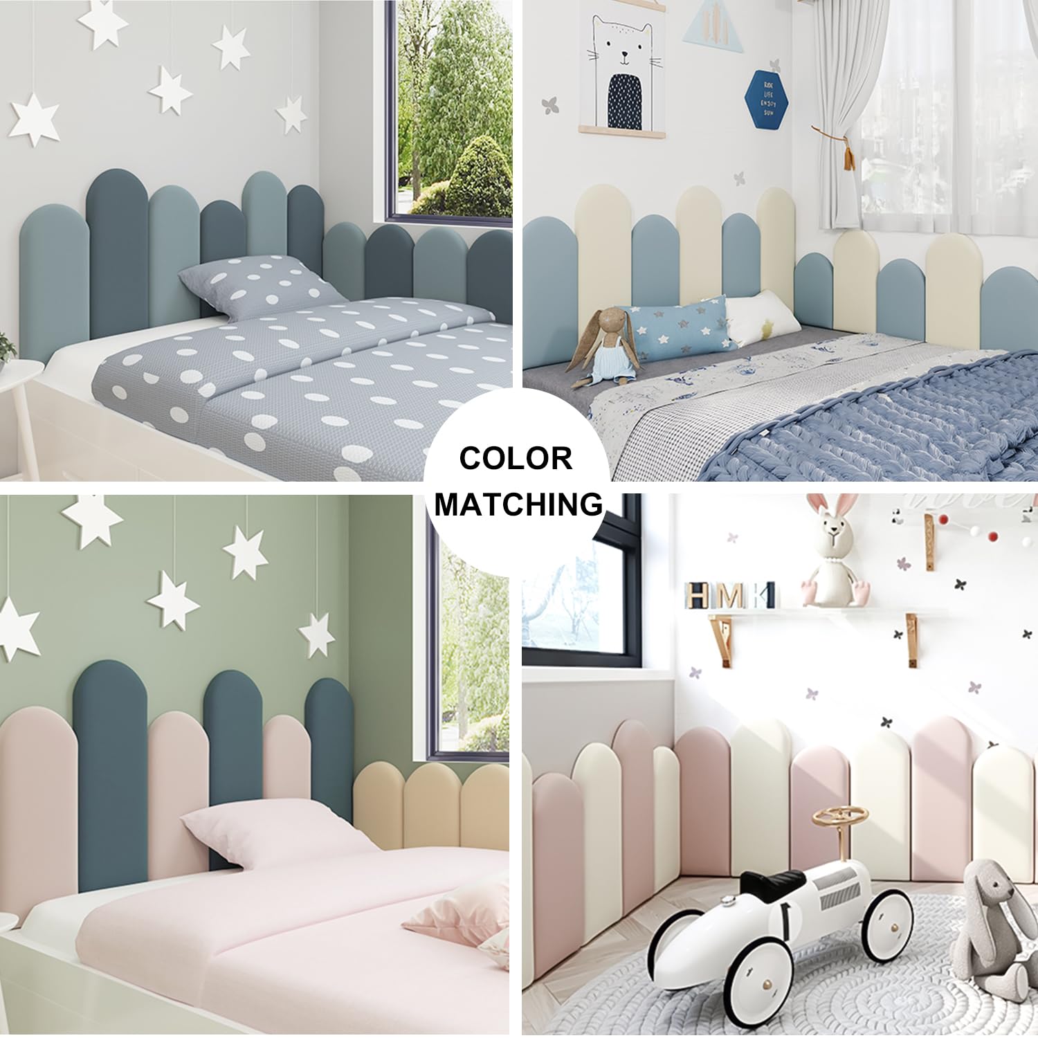 Amazon.com: ZZYK Upholstered Wall Panels,Wall Mounted Headboards
