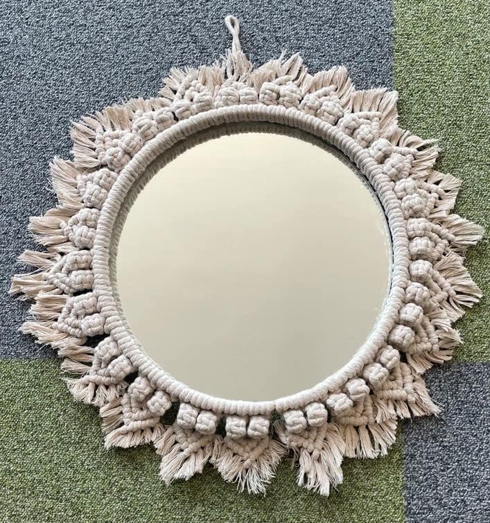 Miniatura 5 de 1 madeja La Mia - Cordón de macramé de algodón bohemio, hilo 100% algodón para proyectos de macramé, 8.8 onzas246.1 ft (82 yardas), color azul, L053