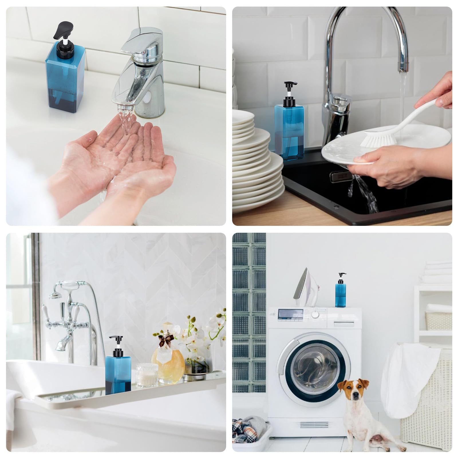 Refillable PET Pump Dispenser Bottles