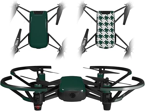 Skin Wrap 2Pack para DJI Ryze Tello Drone sólidos Collection Hunter verde Drone No Incluidas