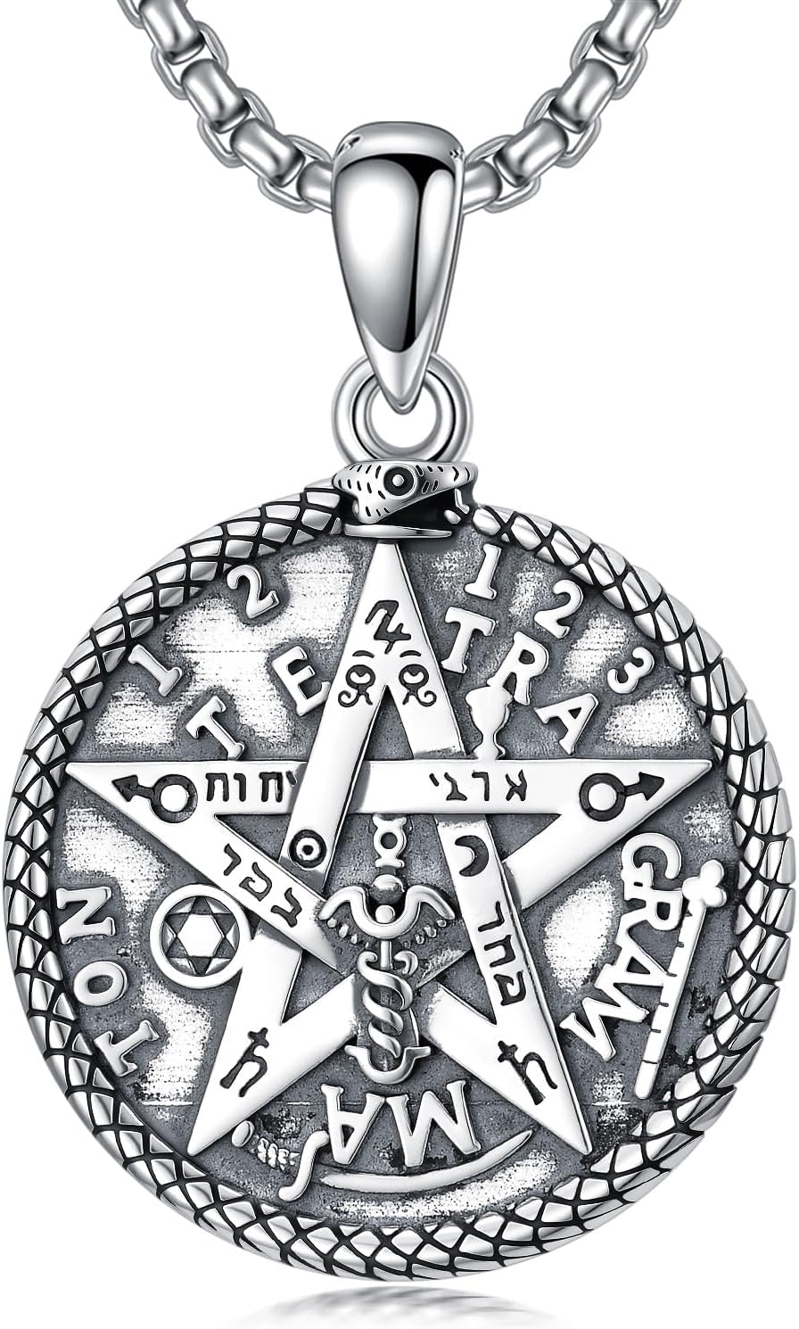 Allah Necklace 925 Sterling Silver Islamic Muslim Pendant Necklace Religious Jewelry Gifts for Men Women