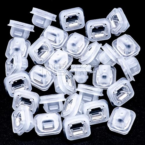 Rexka 30 piezas de moldura interior Retenedor de puerta Moldura Clips de acabado E46 E90 E91 X5 Compatible con BMW E46 E90 E91 E92 320i 323i 325i