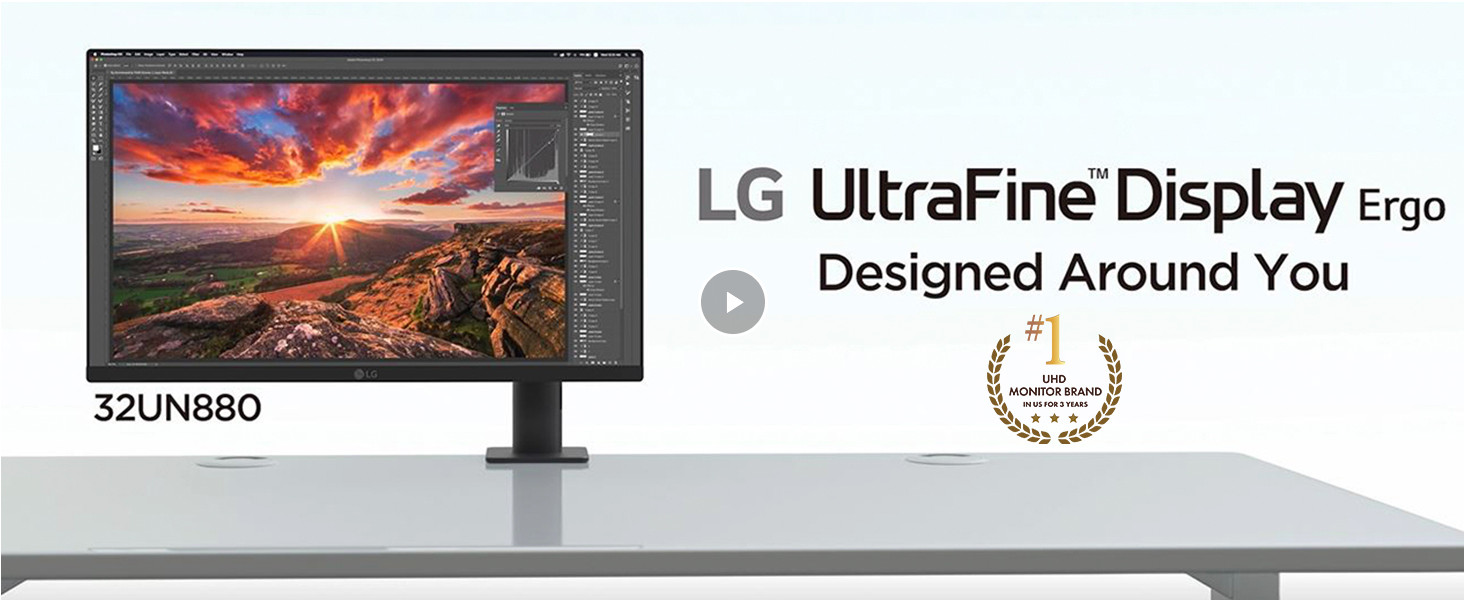 Amazon.com: LG 32UN880-B 32 Inch Ultrafine Display Ergo 4K HDR10