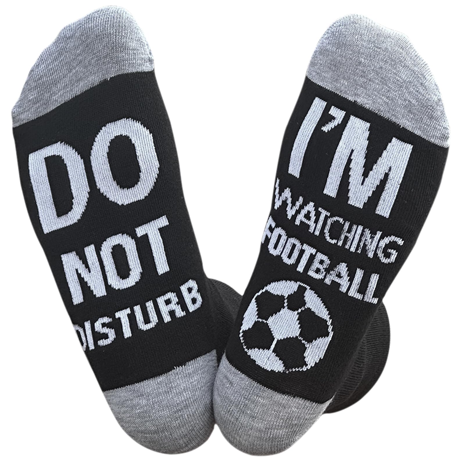 HimozooDo Not Disturb I'm Watching Football or Rugby' Socks Novelty Funny Socks for Men Women Rugby Football Lovers Gifts…
