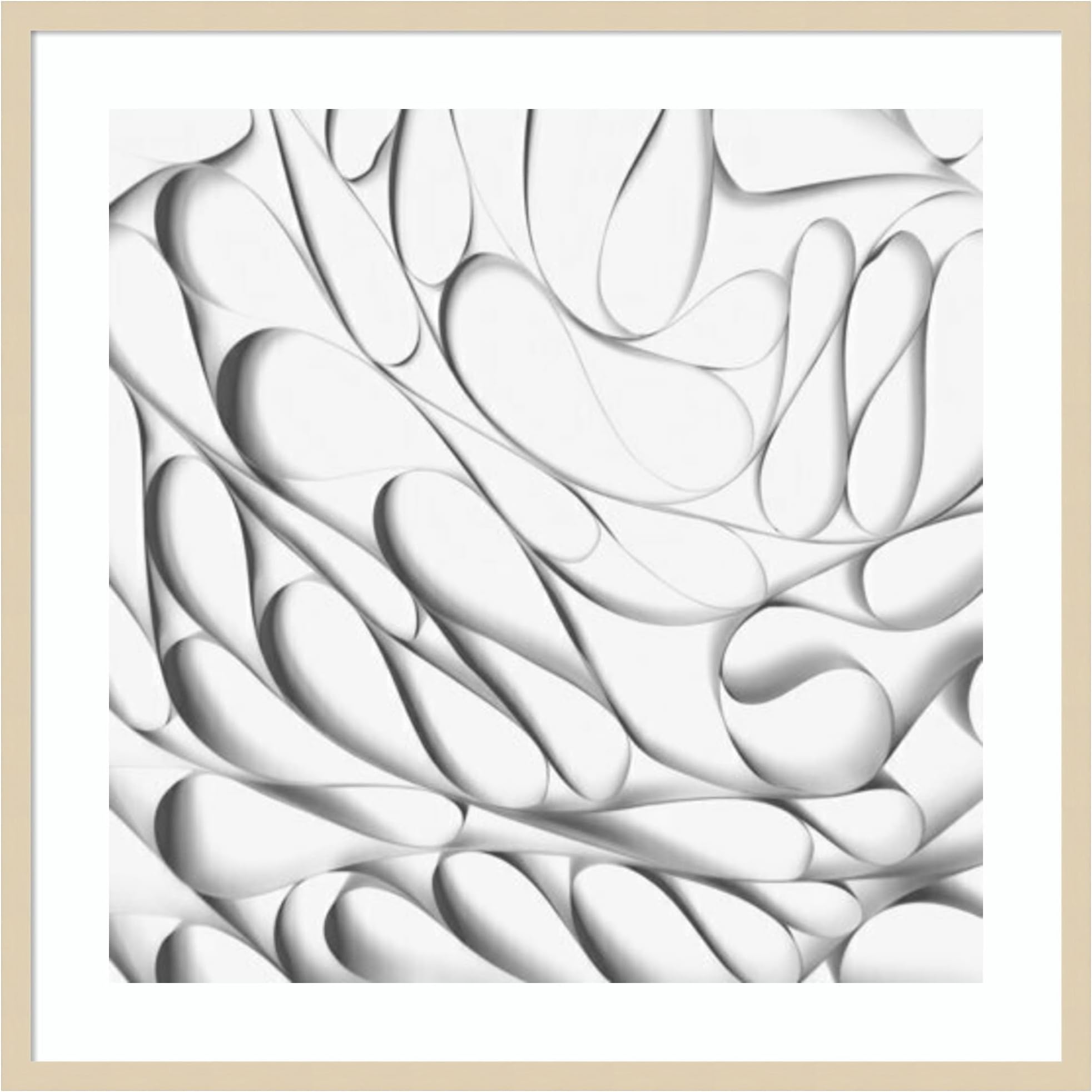 Amanti Art Framed Wall Art Print (33x33) qSq by ZbynÄ›k Cincibus Framed Poster for Wall Decor, Living Room, Bedroom, Bathroom, Kitchen, Office or Business Artwork from WI, USA