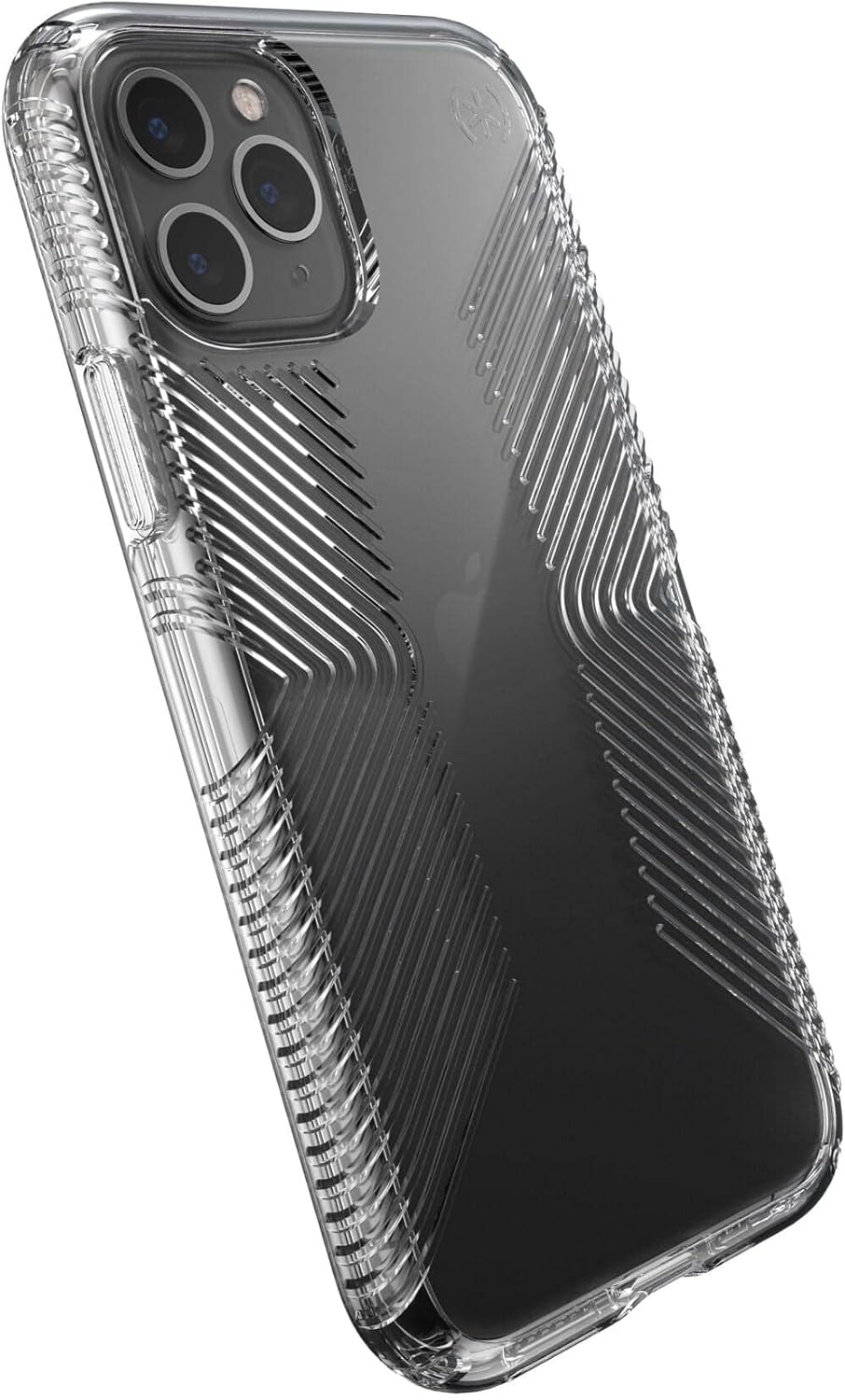 Speck Products Presidio Perfect-Clear with Grip iPhone 11 PRO Case, Heavy Duty Protection, Clear/Clear (136447-5085)