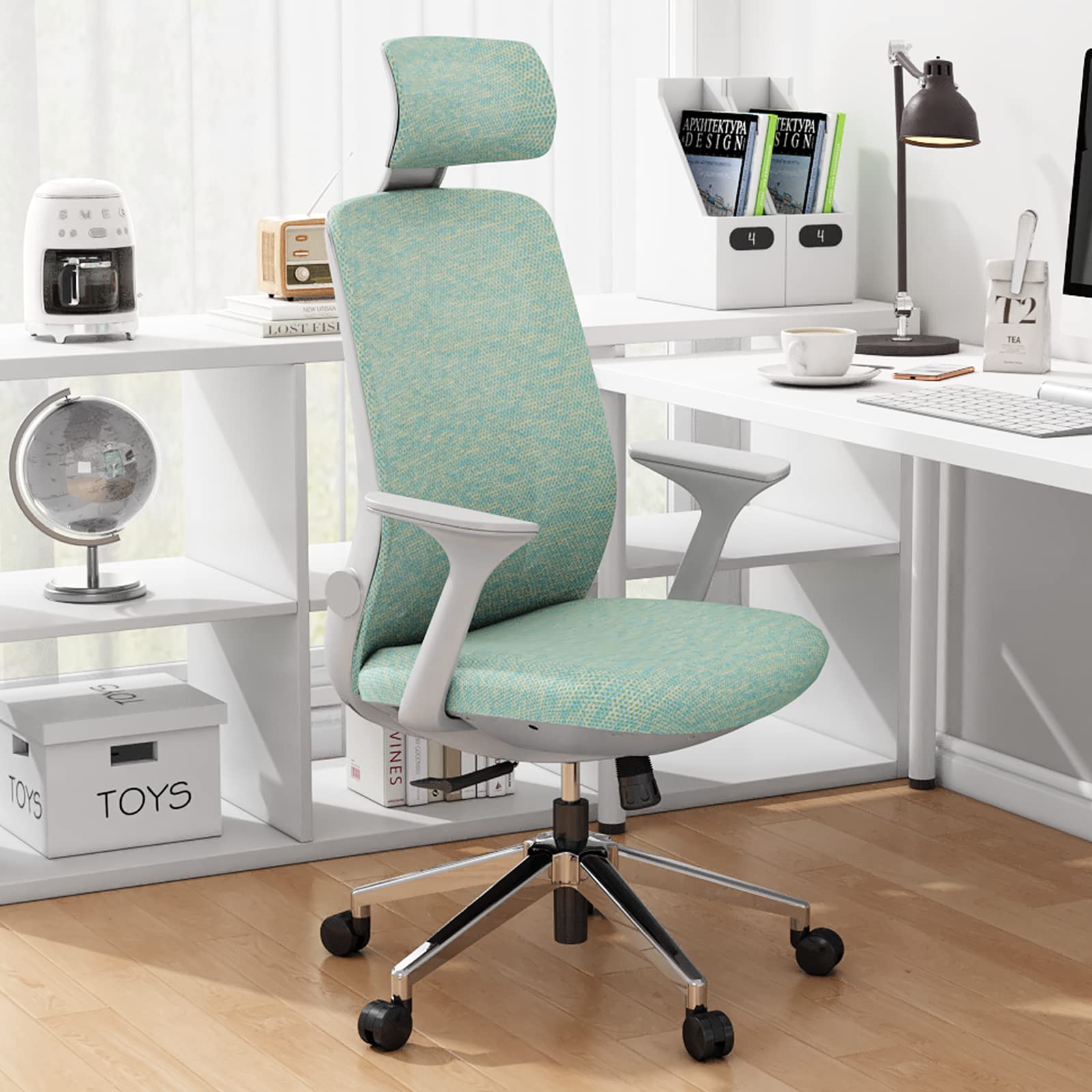 Dripex Mesh Office Chair For Home Ergonomic Desk Chair Arms