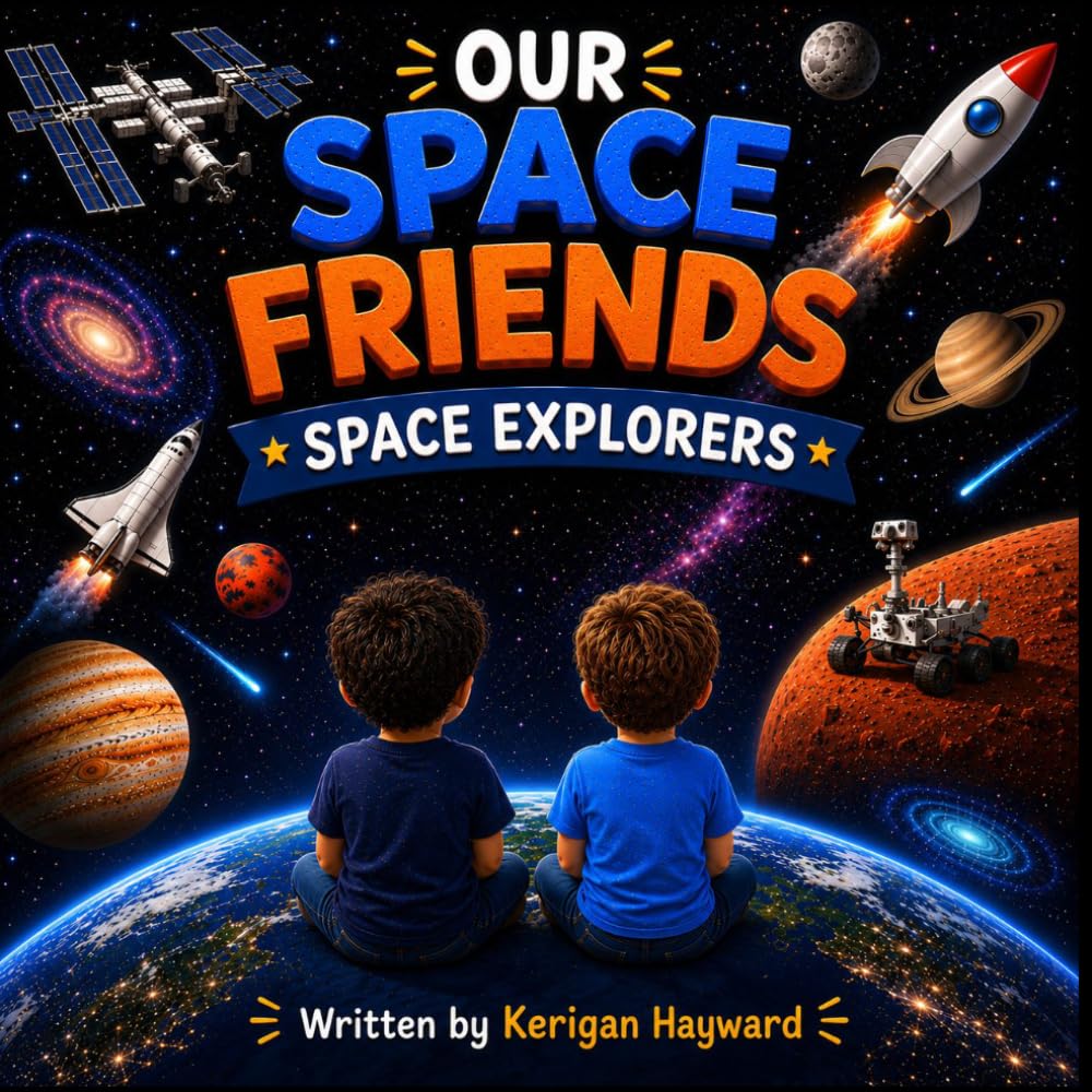 Our Space Friends: Space Explorers: Rockets, Astronauts, Rover, Satellites, and Space Station