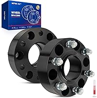 Vista 205 de KAX Espaciadores de rueda de 4 x 4 de 1 pulgada para Trail Boss 330, espaciadores de 4 lengüetas con orificio de cubo de 2.323 in de 1/2 pulgada x