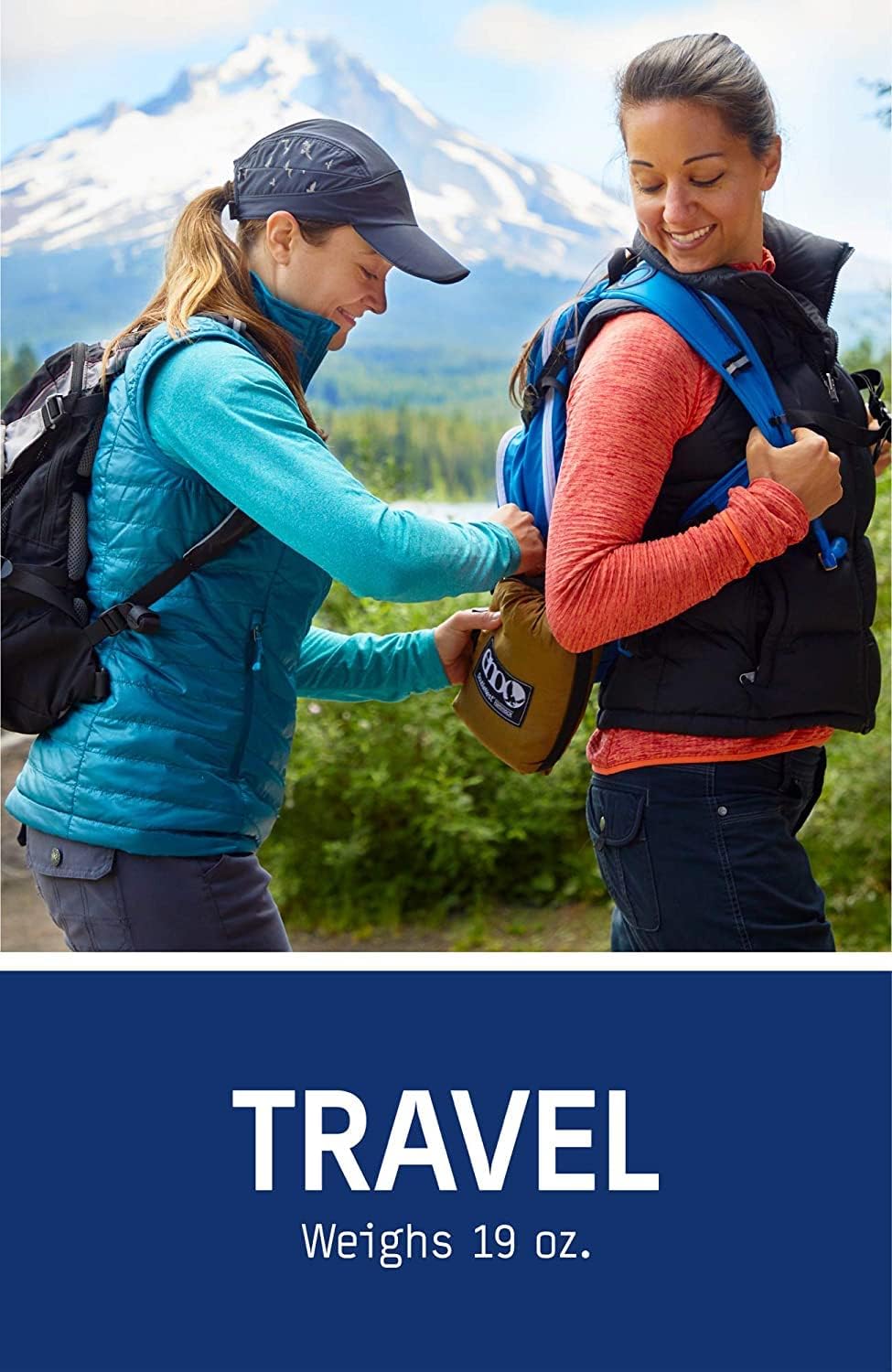 ENO, Eagles Nest Outfitters SingleNest Lightweight Camping Hammock, Orange/Grey