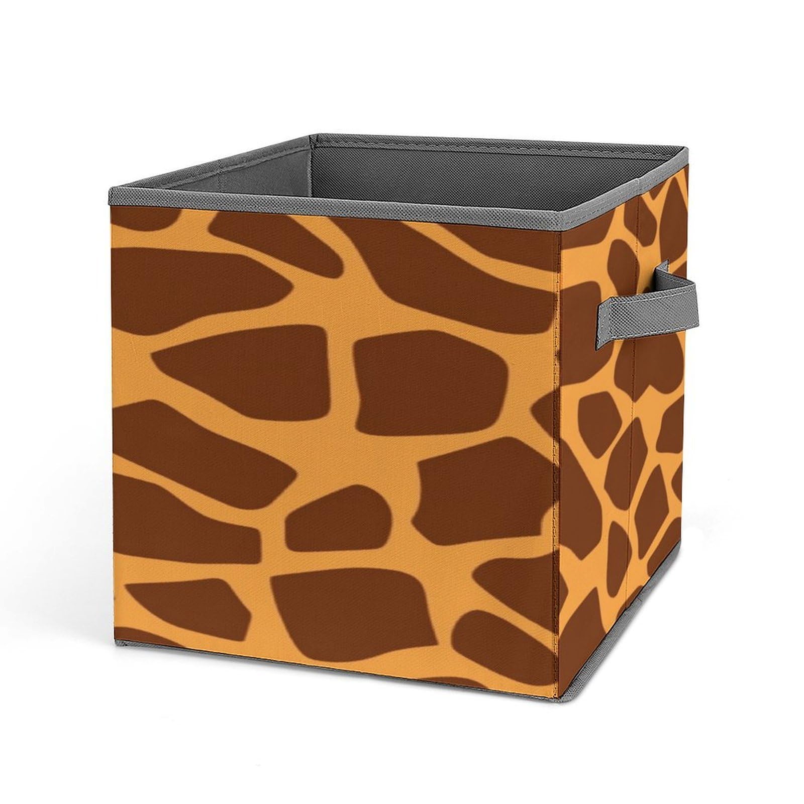 Fekiloot Style Giraffe Print Storage Bins Storage Baskets