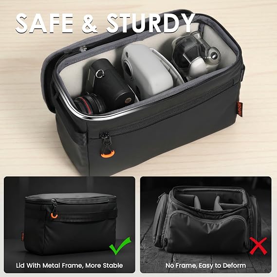 TARION Padded Camera Insert Bag Protective Framed DSLR Inner Case Organizer