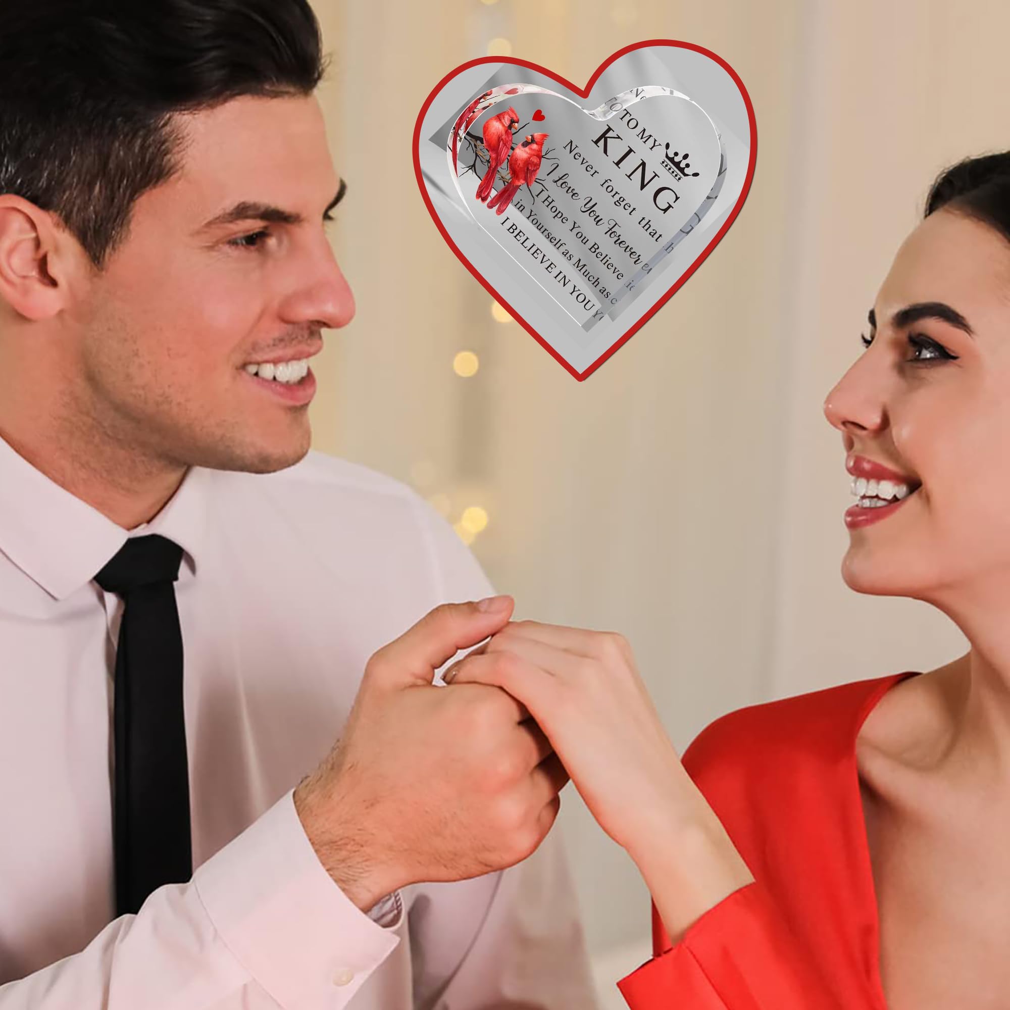 "I Love You" Romantic Gift For Him Or Her – Heart-Themed Present For Husband, Wife, Partner