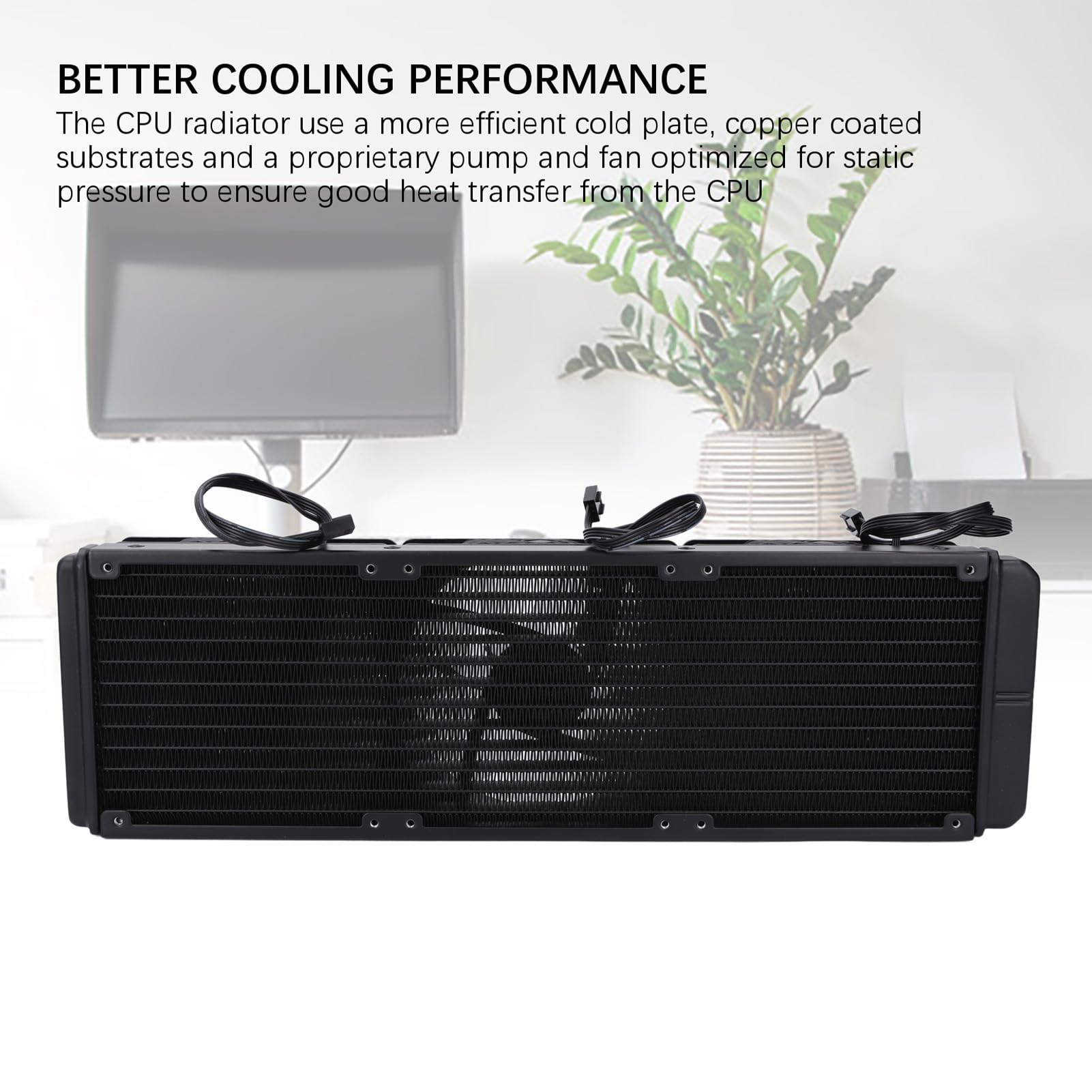 Dilwe de Refrigeración Líquida RGB CPU Cooler 360 Mm con Amplia Compatibilidad para LGA 1700 1200 115X, para Jugadores de PC