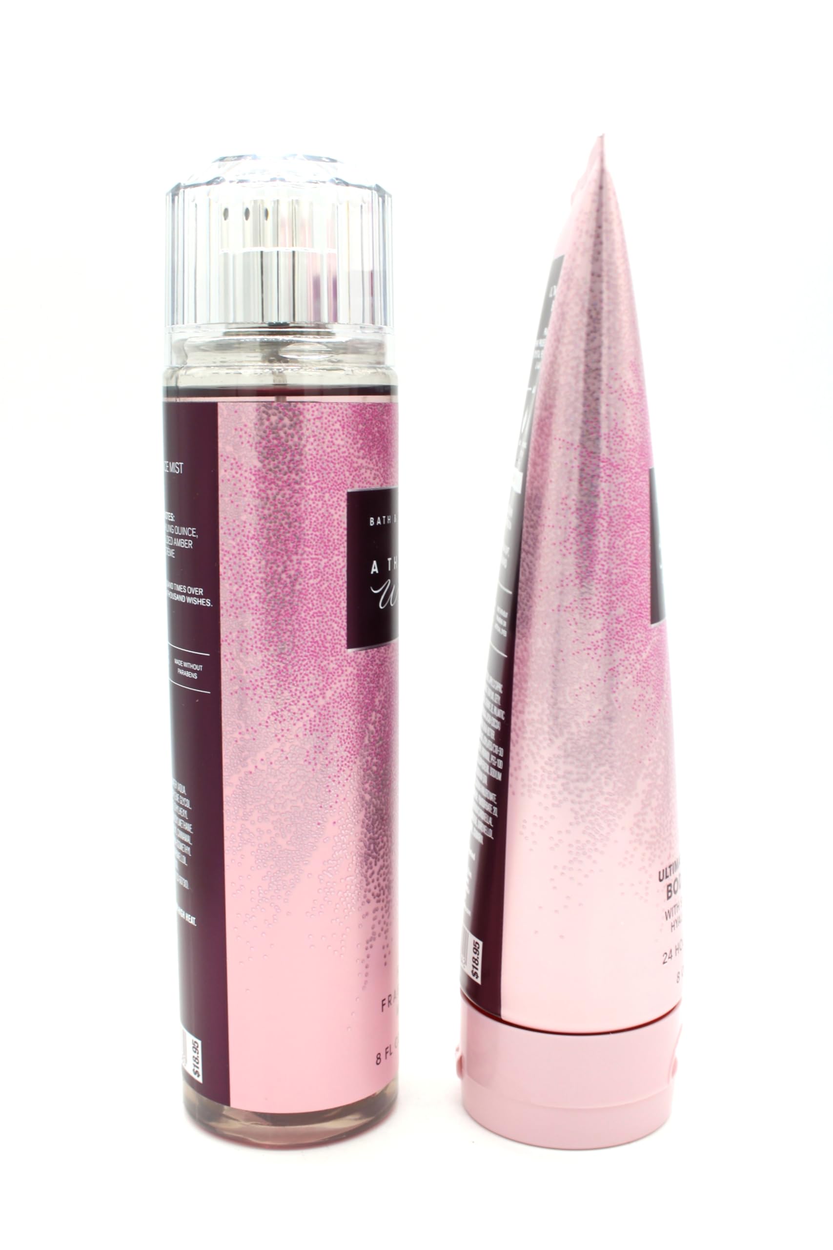 A Thousand Wishes, Bath and Body, Fine Fragrance Mist and Body Cream Bundle Set