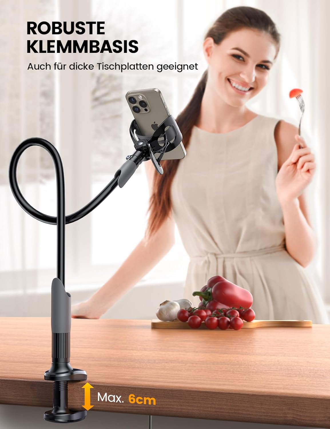 Telefontartó rögzítési módok