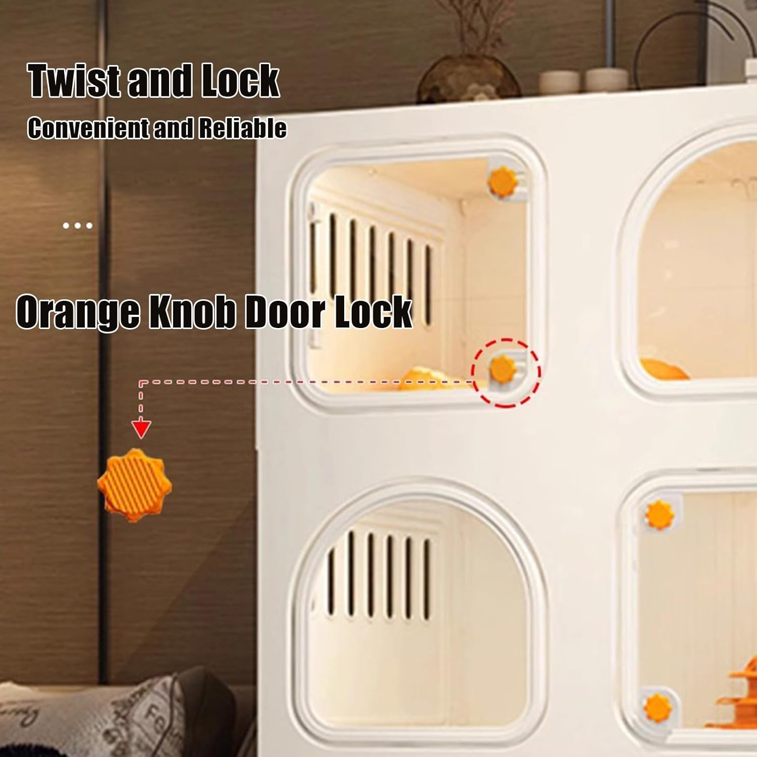 review 2/3-Tier Large Cat Cage with Cat Litter Box,Indoor Cat Kennels, DIY Cat Villa, Detachable Cat Condo Pet Playpen, Large Exercise Place Ideal for 1-2 Cats(27.9x18.3x41.7in, White), 1777024