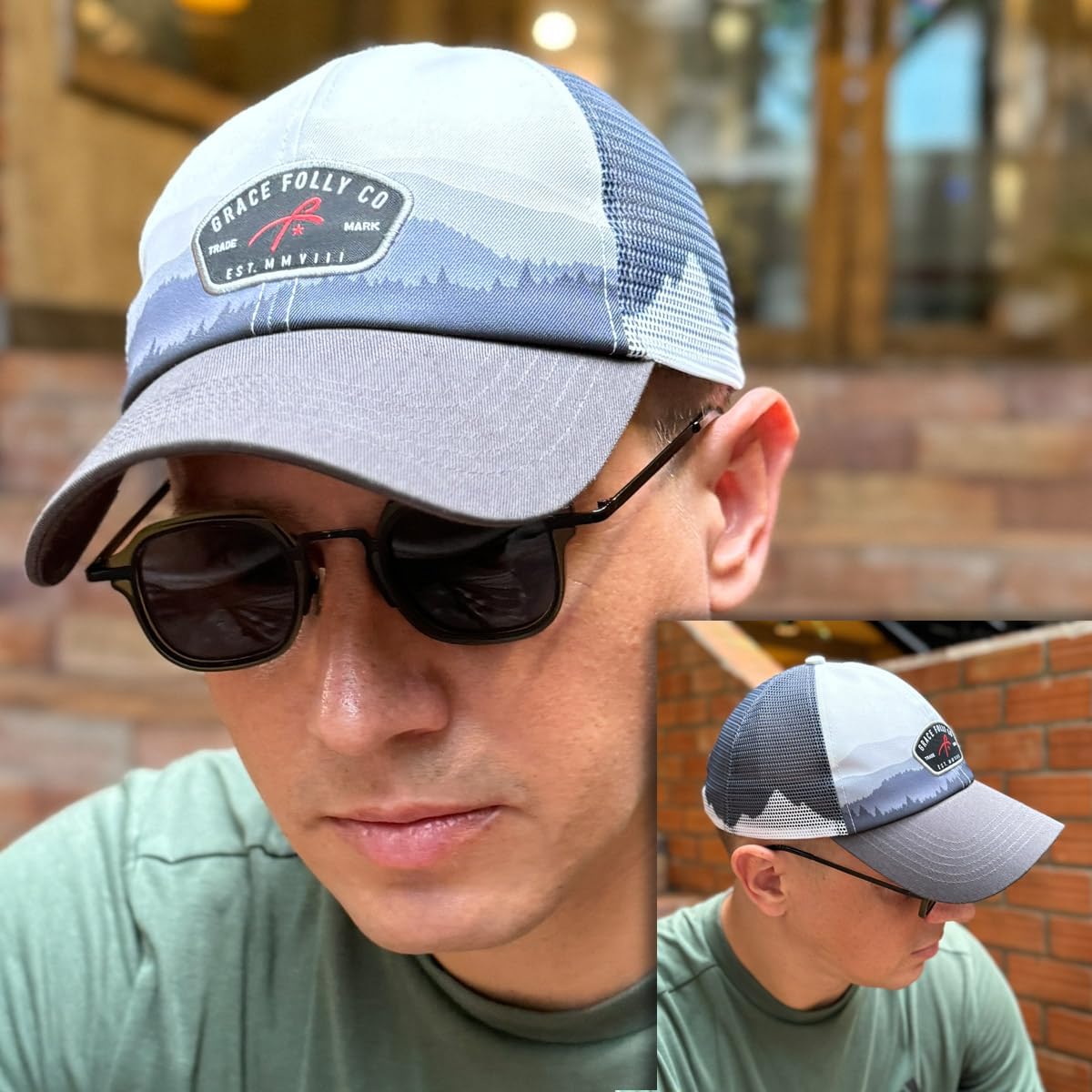 Men’s Baseball Cap in Cool Dad Hat Design with Mesh to Stay Cool at The Beach in Summer - Image 3