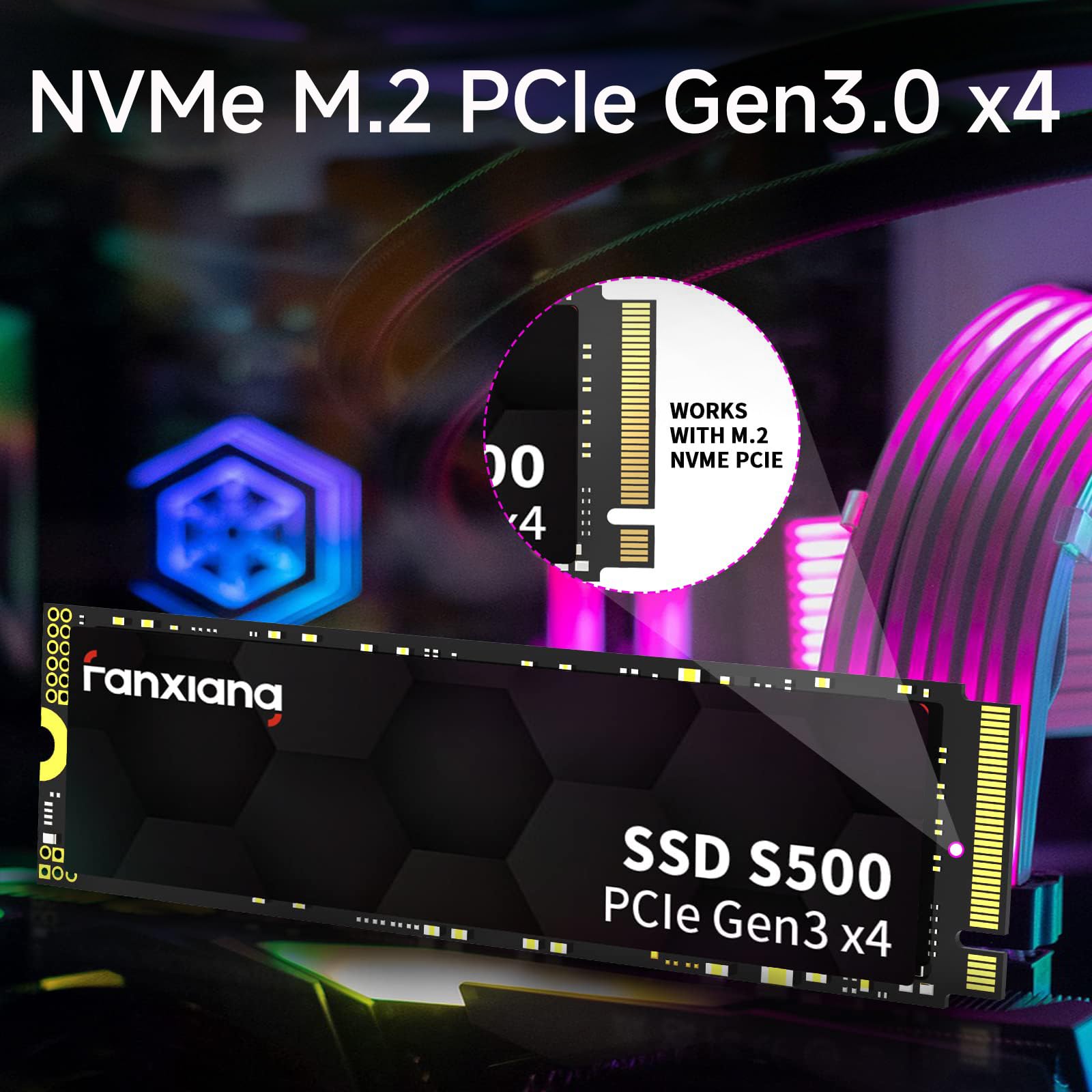 Amazon | Fanxiang SSD 1TB 内蔵SSD PCIe Gen3 x 4 NVMe M.2 2280 1TB