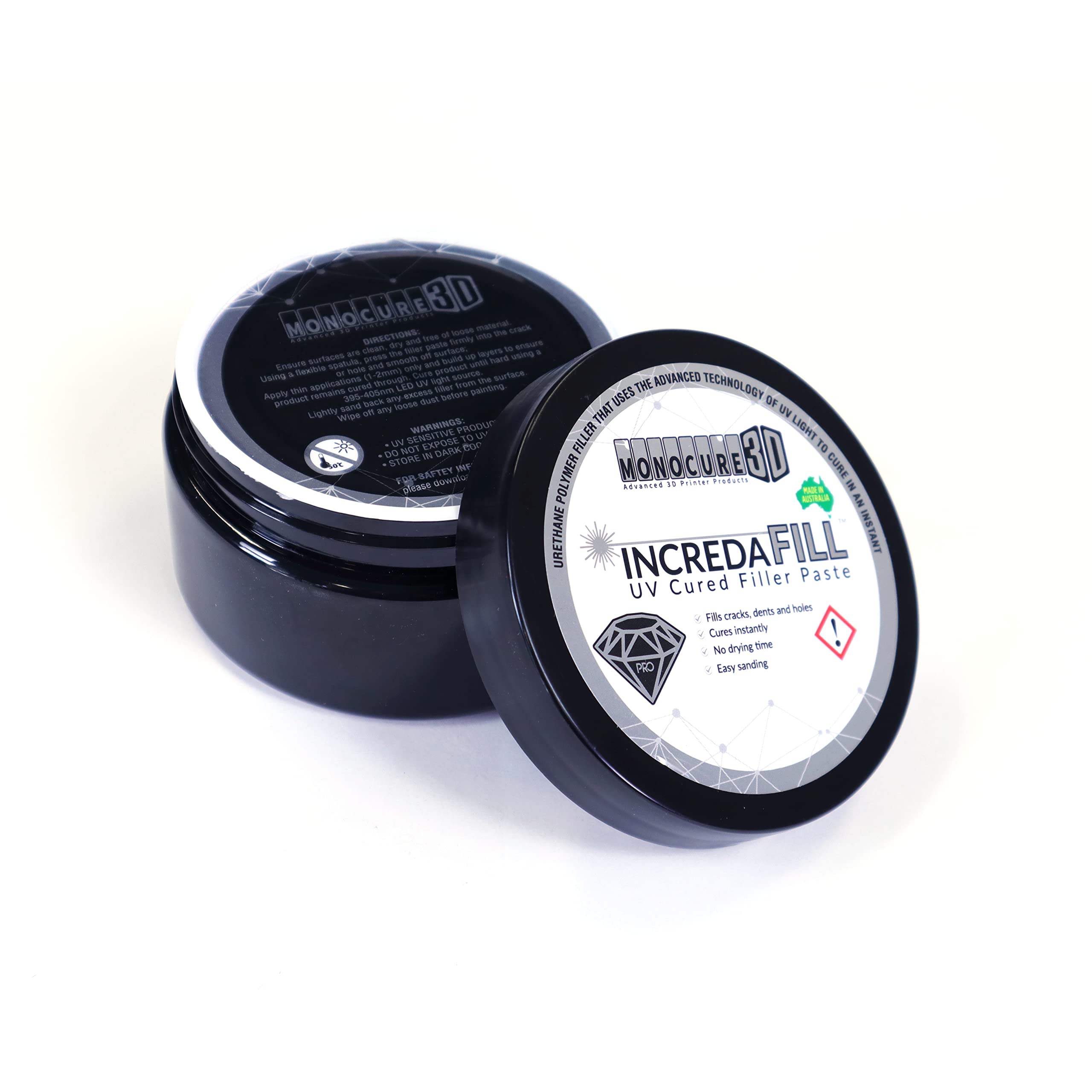 3DI-3903-250T Incredafill mastic durcissant aux UV, 350g