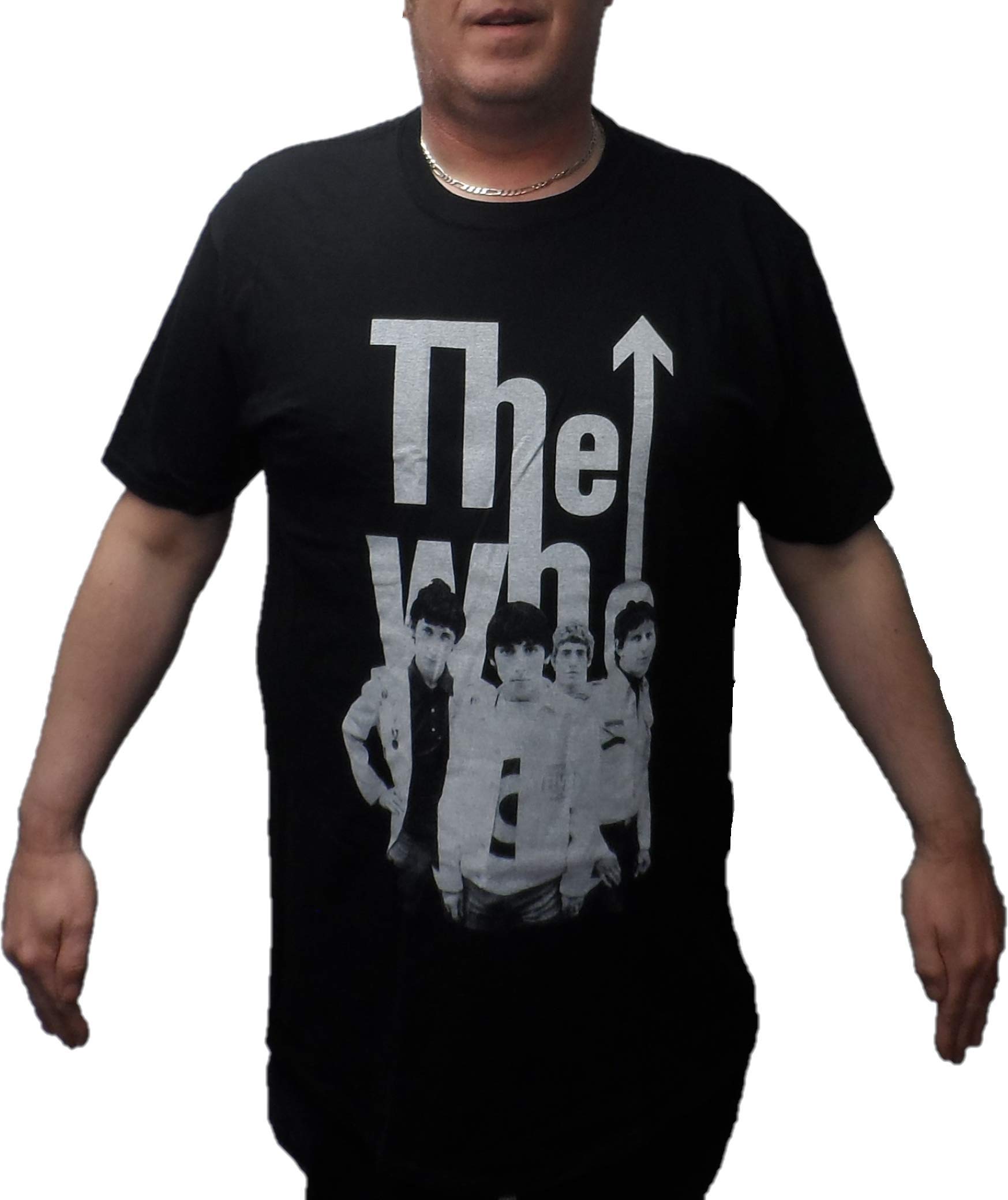 Mazeys Mens Official The Who T Shirts (Large, Elvis for Everyone)