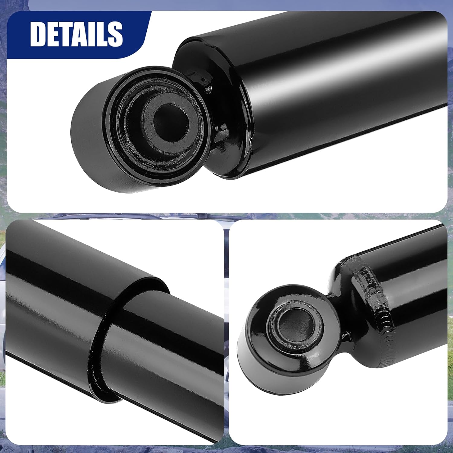 Rear 2 PCS Set Shock Absorber Compatible with Hyundai Elantra/Kia Forte Rio Rear Left & Right # 349184, 5671, 347072, 193598