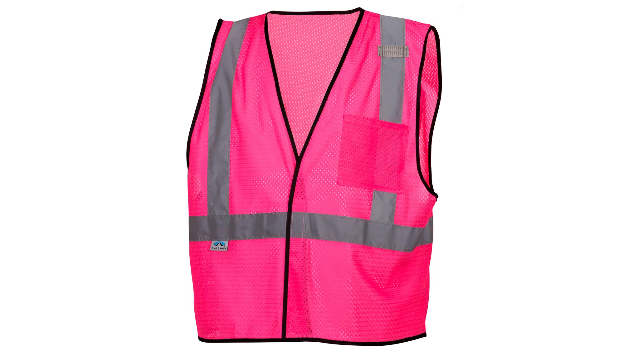 Pyramex RV1270L-XL RV12 Series Vest Pink Vest w/Reflect Lg/XL