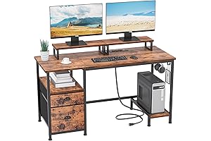 Furologee Computer Desk with Handy Storage Drawer