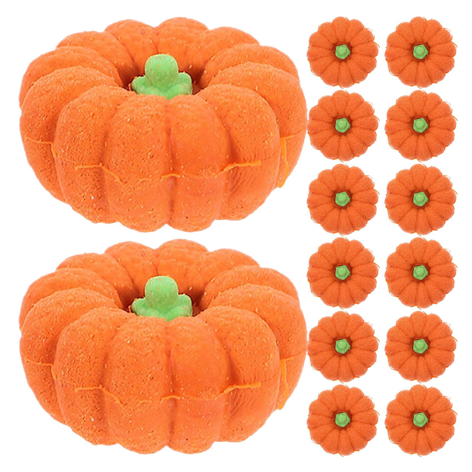 TOYANDONA 80 szt. gumki do ścierania na Halloween: mini gumki do ołówków idealne na nagrody w klasie, upominki na imprezy, wypełniacze do torebek z niespodziankami w pomarańczowym kolorze