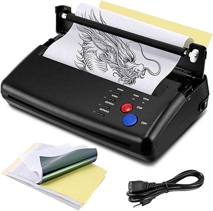 Tattoo Transfer Stencil Machine Copier Printer with 20pcs Free Tattoo