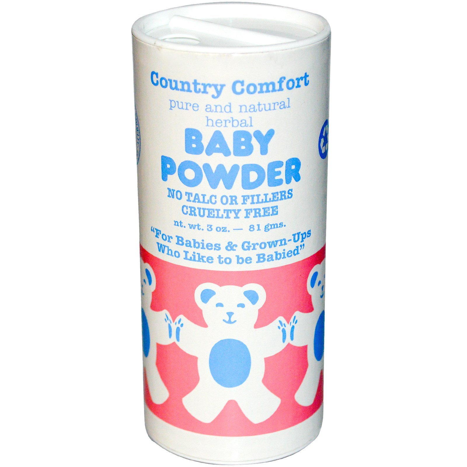 Country Comfort, Baby Powder, 3 oz (81 g) - 2pc