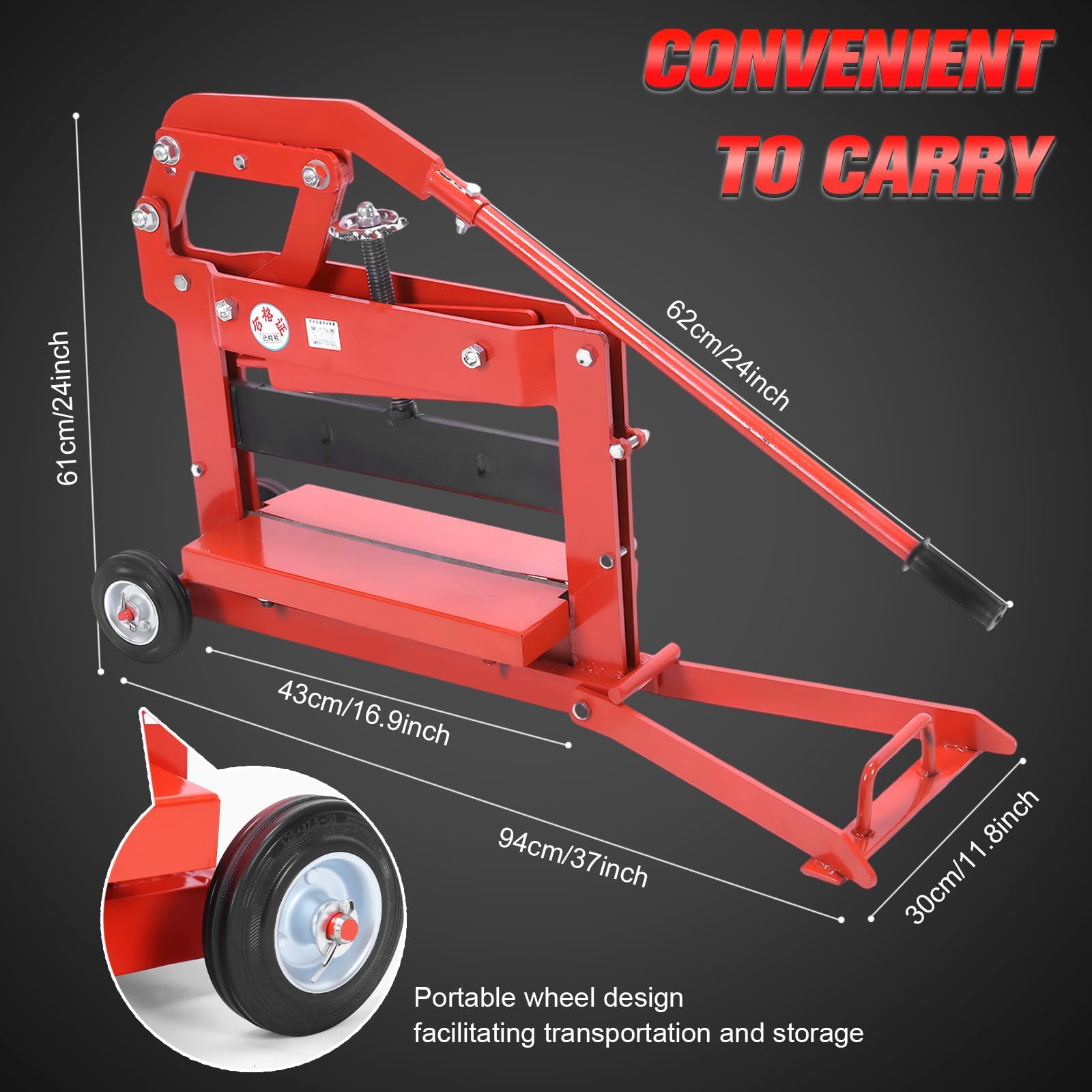 Herramienta de corte de pavimento para granito y mármol, grosor de corte de 0 a 11.8 pulgadas, ideal para ranurar adoquines y materiales duros