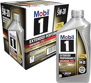 Mobil High Mileage Full Synthetic Motor Oil 1