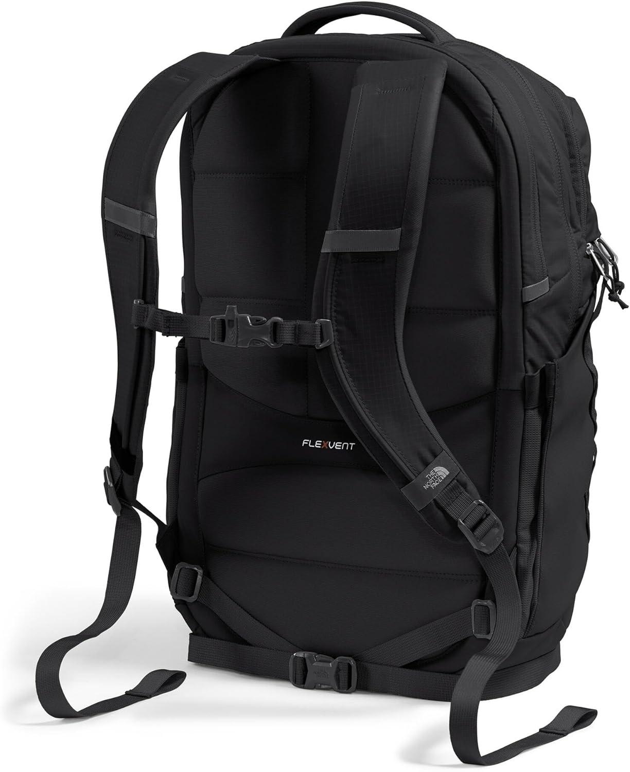 The North Face Women's Surge Commuter Laptop Backpack - Everyday Travel Bag, 16" Laptop Sleeve, Water-Repellent, TNF Black/TNF Black-NPF, One Size - Image 3