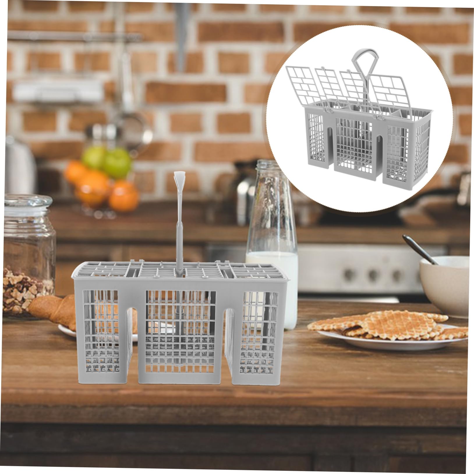 Uonlytech 3piezas Cesto De Cubiertos Para Lavavajillas De Diseño Organizador De Utensilios Para Almacenamiento Cocinas y Lavavajillas Para y