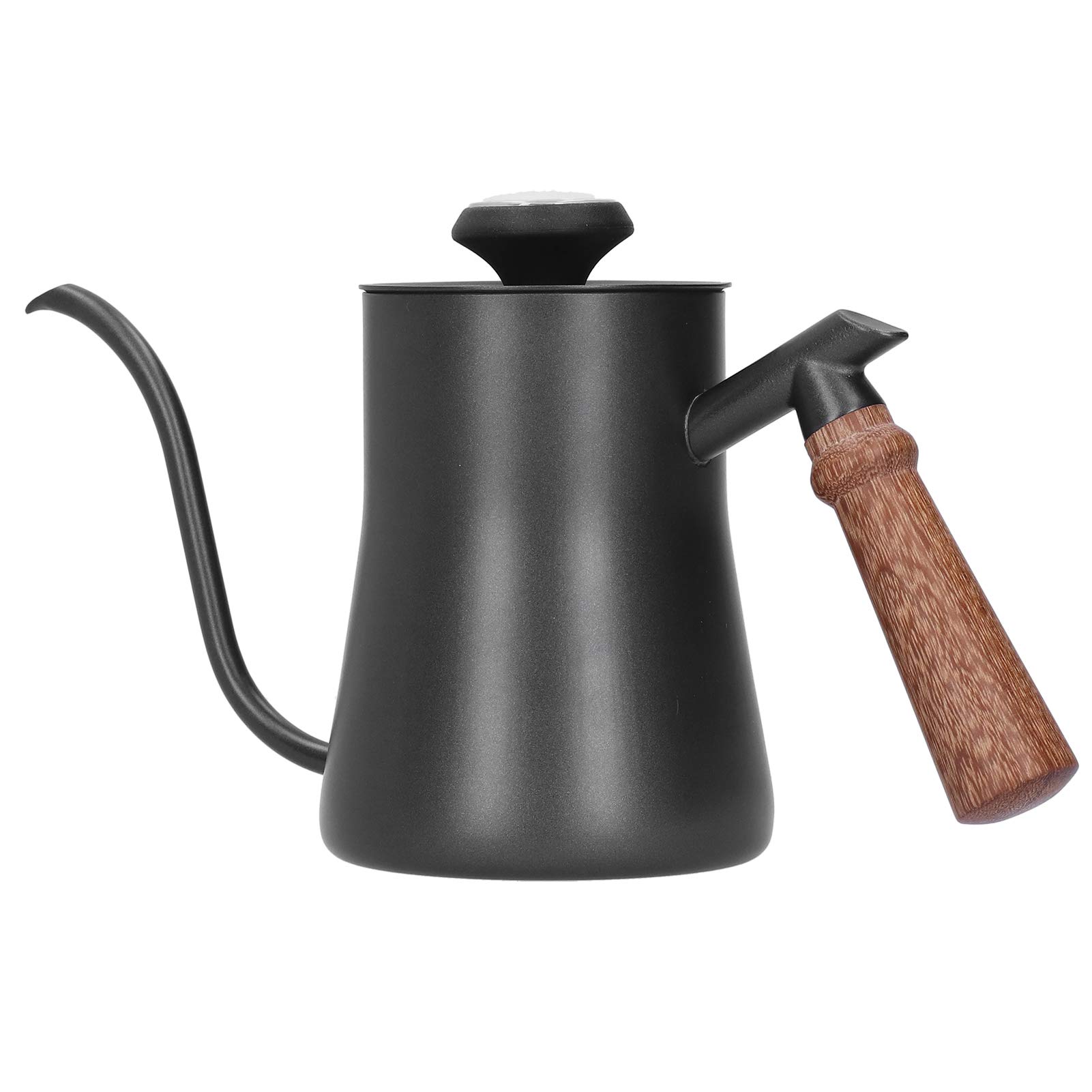 Generic Bollitore a Collo di Cigno, Bollitore per tè in Pentola per tè a Collo d'oca con Termometro da 650 Ml in Acciaio Inossidabile a Becco Stretto Lungo Ptfe Rivestito per Casa, Ufficio e (#1)