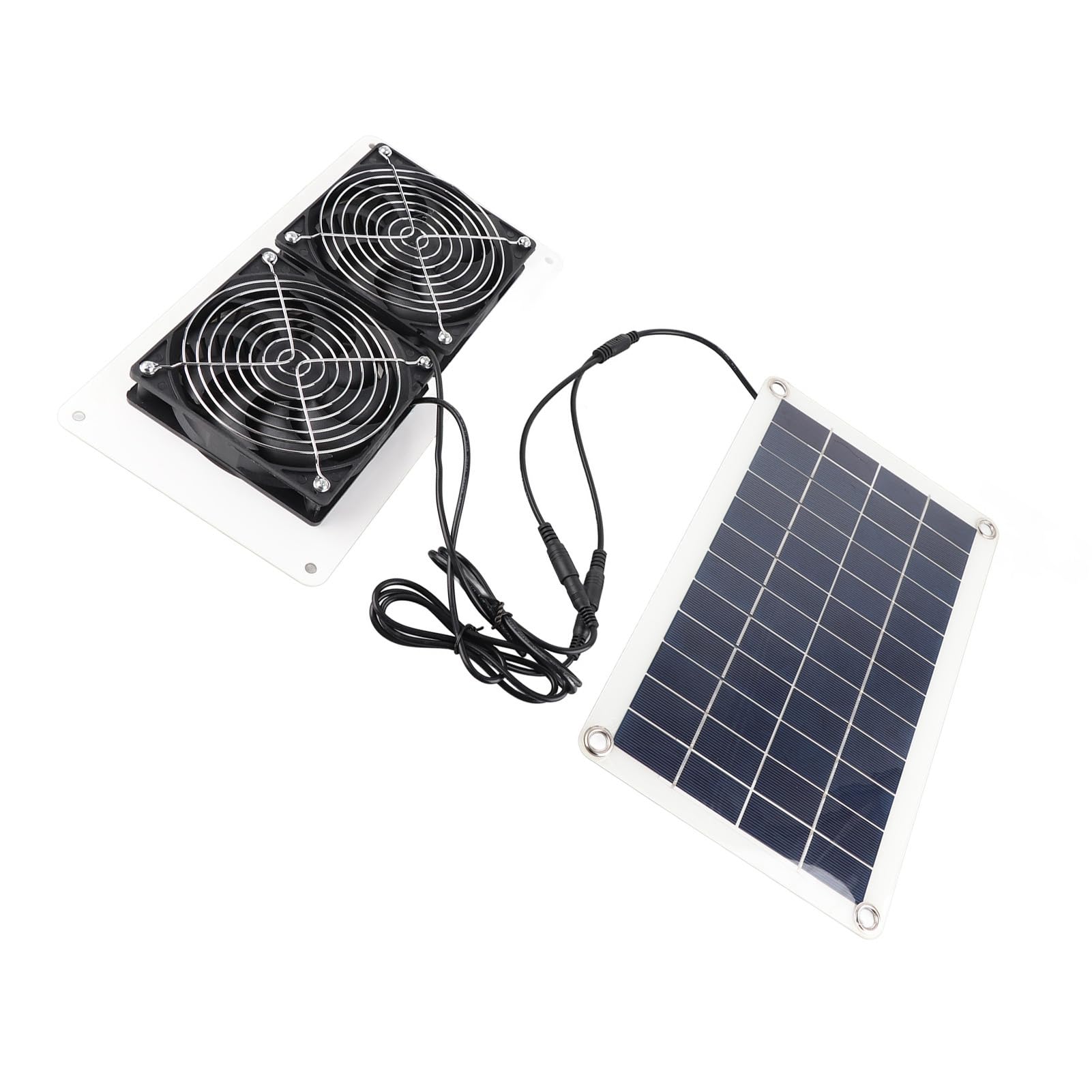 10W 18V zasilany energią słoneczną podwójny zestaw wentylatora przenośny słoneczny wentylator wyciągowy do kurników szklarnie domy dla zwierząt
