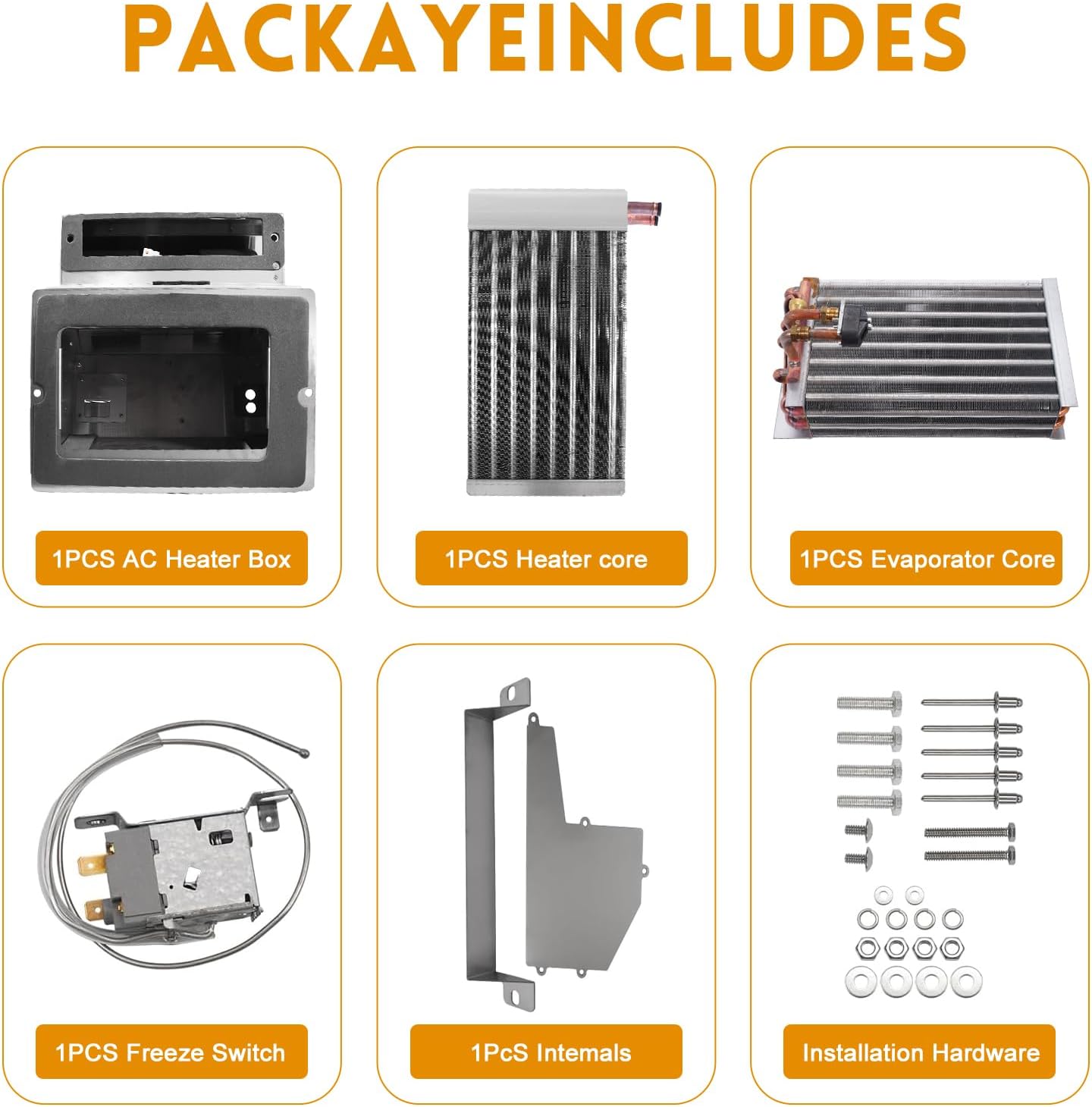AC Heater Box Assembly Fit for Kenworth W900B, W900L, W900 Series, T600, T600B, T660, T800 Replaces# K1425351 F31-10361 F31-1064-11112