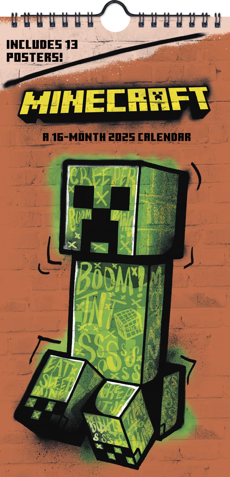 amazon-com-2025-minecraft-mini-poster-calendar-9798888281390-trends-international-books