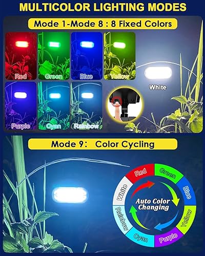 Miniatura 5 de Focos solares impermeables para exteriores, luces de Halloween que cambian de color, luces solares de encendidoapagado automático para exteriores,